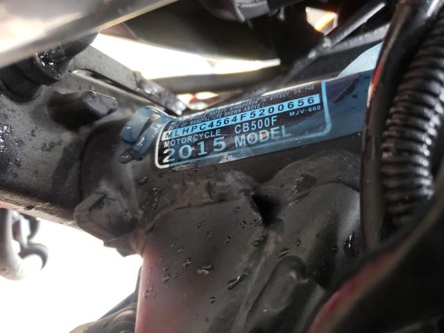 2015 HONDA CB500 F MLHPC4564F5200656