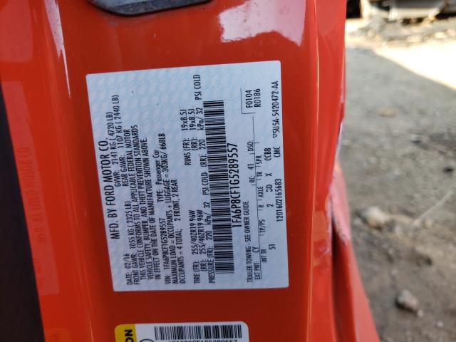 2016 FORD MUSTANG GT 1FA6P8CF1G5289557