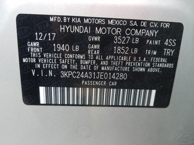 2018 HYUNDAI ACCENT SE 3KPC24A31JE014280
