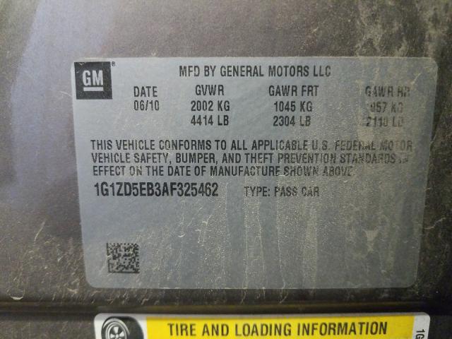 2010 CHEVROLET MALIBU 2LT 1G1ZD5EB3AF325462
