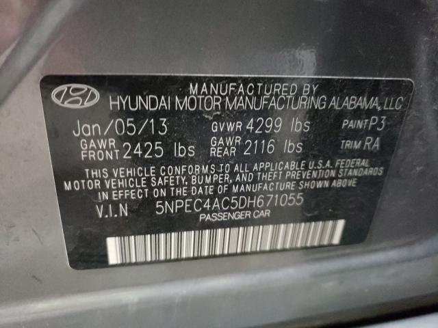 2013 HYUNDAI SONATA SE 5NPEC4AC5DH671055