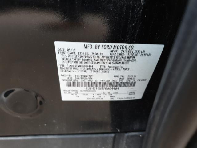2015 LINCOLN MKS 1LNHL9EK8FG604464