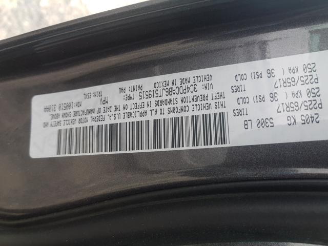 2018 DODGE JOURNEY SE 3C4PDCAB6JT519515
