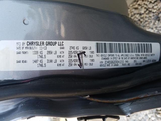 2014 DODGE GRAND CARA 2C4RDGBG2ER241215