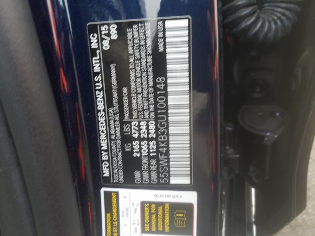 2016 MERCEDES-BENZ C 300 4MAT 55SWF4KB3GU100148