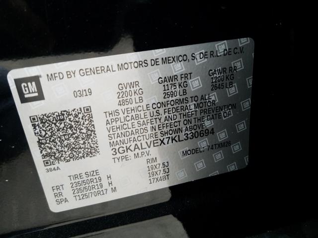 2019 GMC TERRAIN SL 3GKALVEX7KL330694
