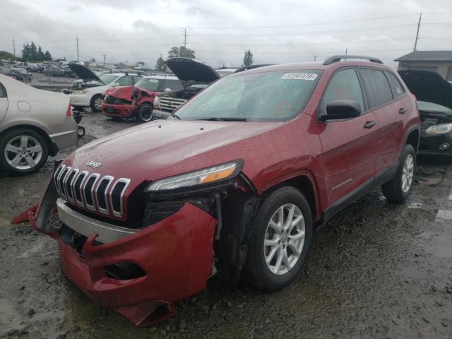 2016 JEEP CHEROKEE S 1C4PJMAB3GW282998