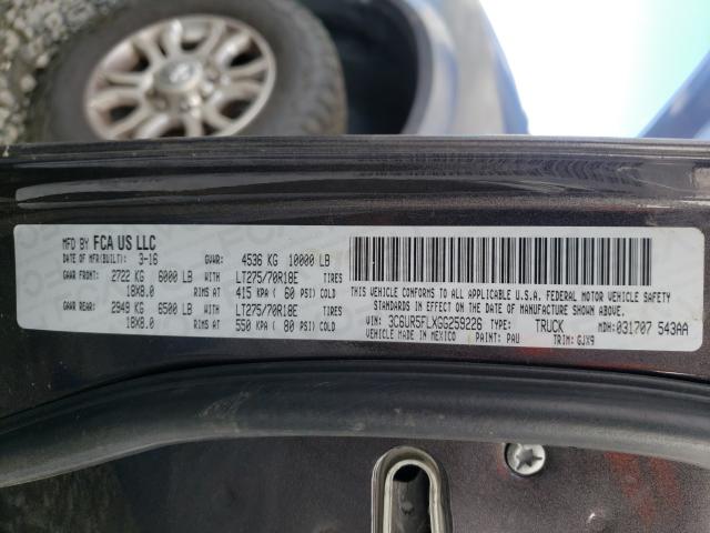 2016 RAM 2500 LARAM 3C6UR5FLXGG259226