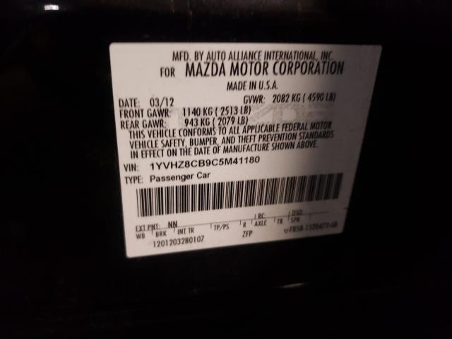 2012 MAZDA 6 S 1YVHZ8CB9C5M41180