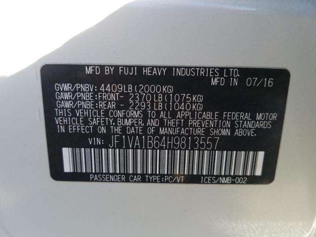 2017 SUBARU WRX - JF1VA1B64H9813557