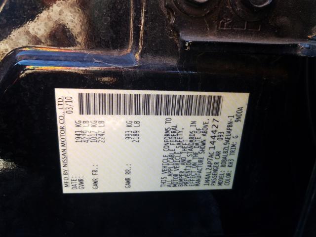 2010 NISSAN ALTIMA BAS 1N4AL2AP7AC144427