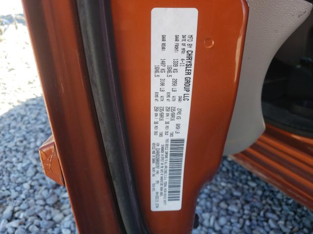 2011 DODGE GRAND CARA 2D4RN5DG9BR693787