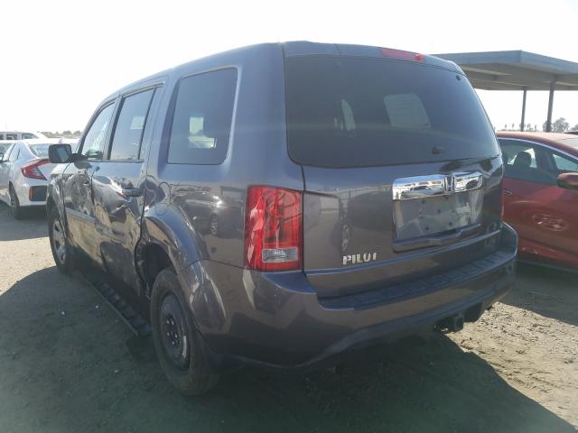 2014 HONDA PILOT LX 5FNYF3H29EB007899