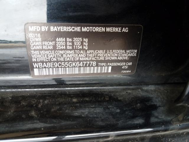 2016 BMW 328 I SULE WBA8E9C55GK647778