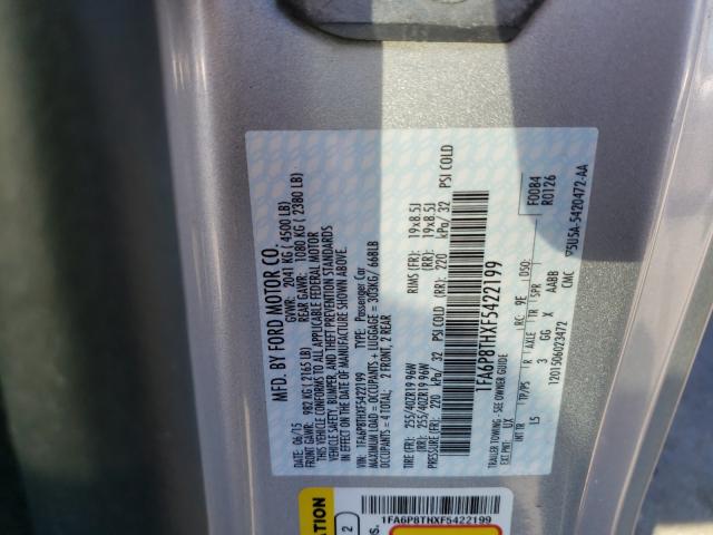 2015 FORD MUSTANG 1FA6P8THXF5422199