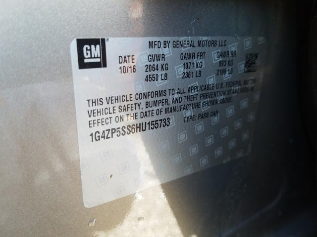 2017 BUICK LACROSSE E 1G4ZP5SS6HU155733