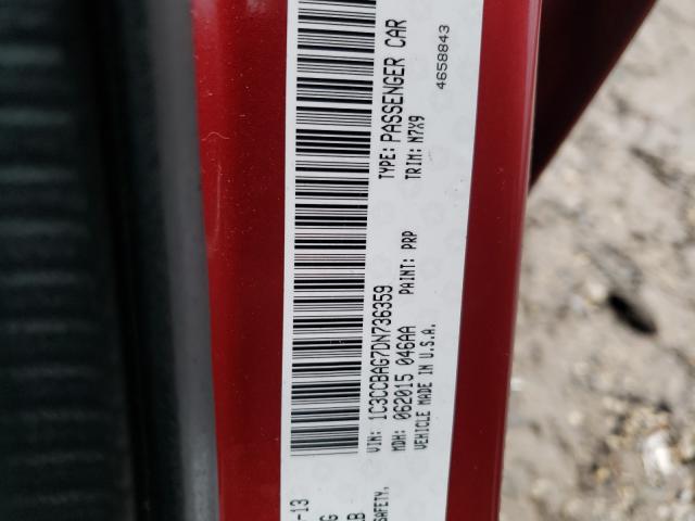2013 CHRYSLER 200 LX 1C3CCBAG7DN736359