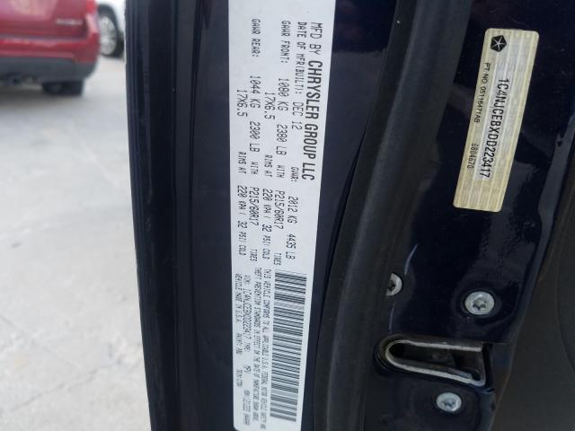 2013 JEEP COMPASS LA 1C4NJCEBXDD223417