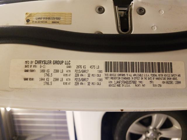 2011 JEEP COMPASS SP 1J4NF1FB4BD257882