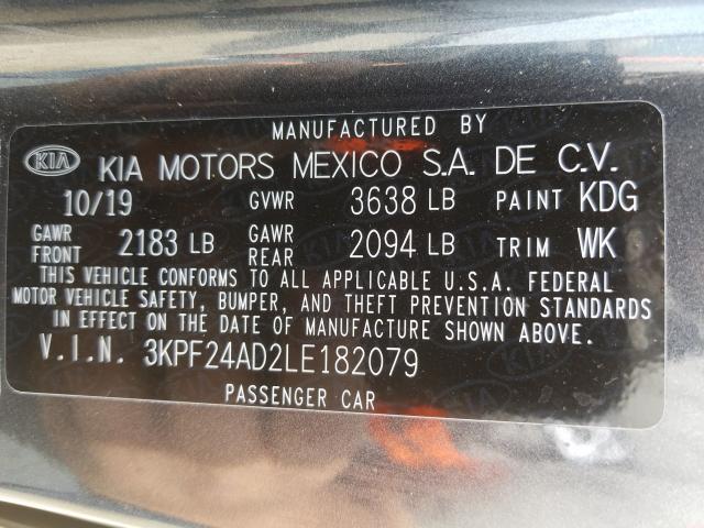 2020 KIA FORTE FE 3KPF24AD2LE182079