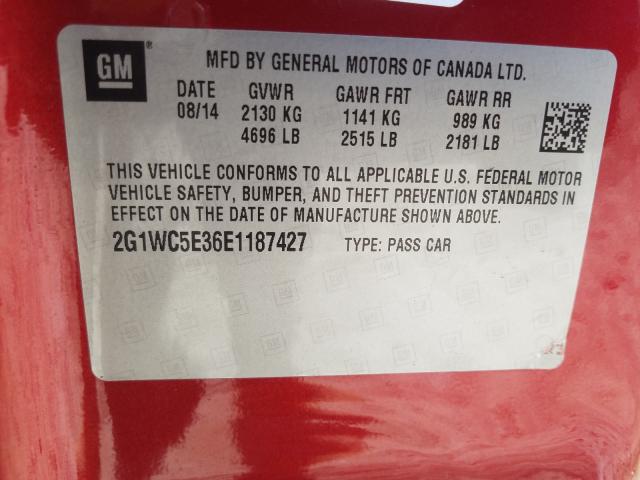 2014 CHEVROLET IMPALA LIM 2G1WC5E36E1187427