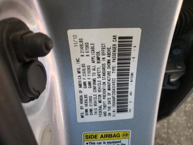 2013 ACURA TL 19UUA8F2XDA004922