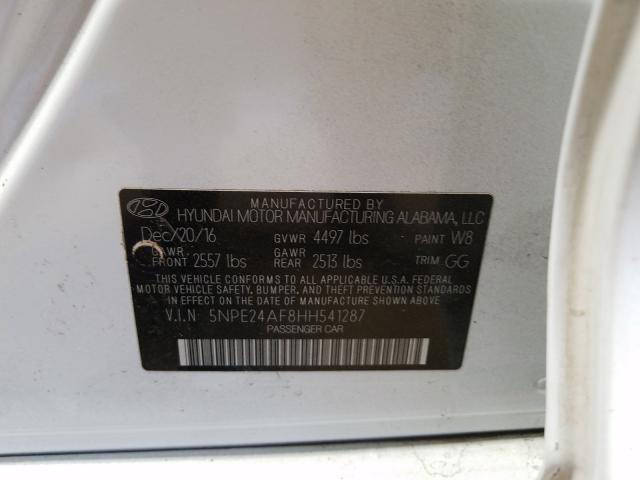 2017 HYUNDAI SONATA SE 5NPE24AF8HH541287