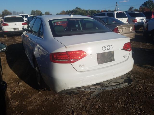 2012 AUDI A4 PREMIUM WAUFFAFL7CN016460