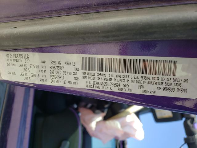 2017 JEEP WRANGLER S 1C4AJWAG5HL735504