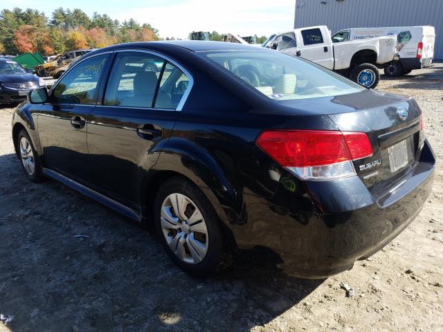 2011 SUBARU LEGACY 2.5 4S3BMBA66B3237234