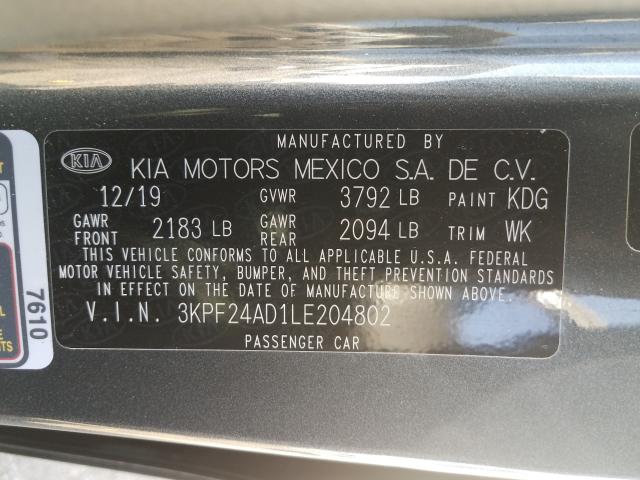 2020 KIA FORTE FE - 3KPF24AD1LE204802