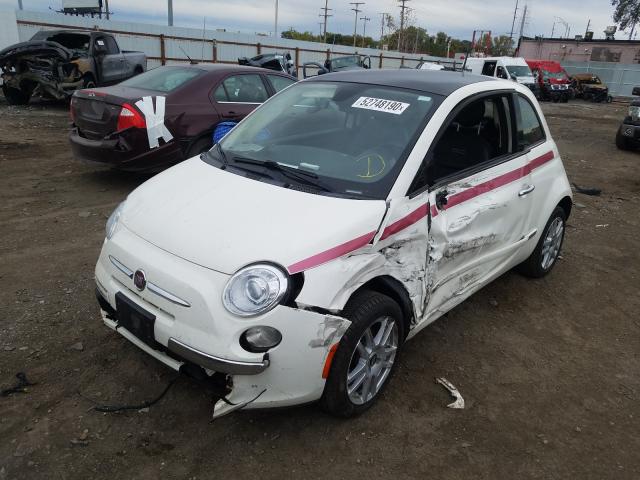 2012 FIAT 500 LOUNGE 3C3CFFCR3CT195077