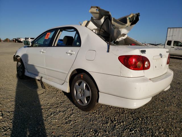 TOYOTA COROLLA CE 2006 white sedan 4d gas 2T1BR32E96C636441 photo #4