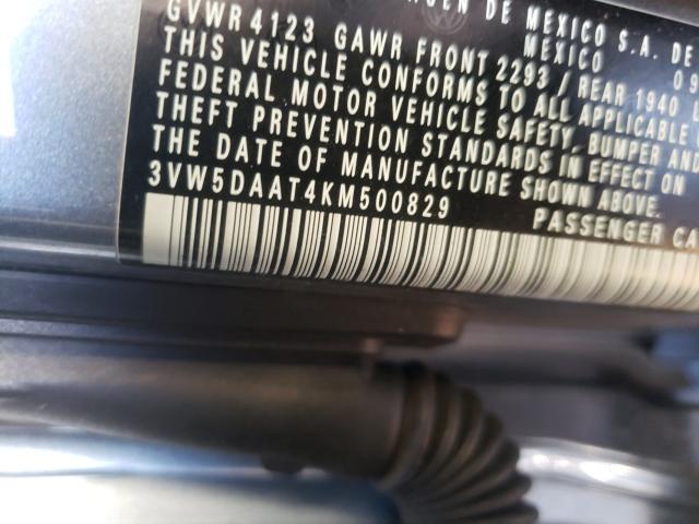 2019 VOLKSWAGEN BEETLE S 3VW5DAAT4KM500829