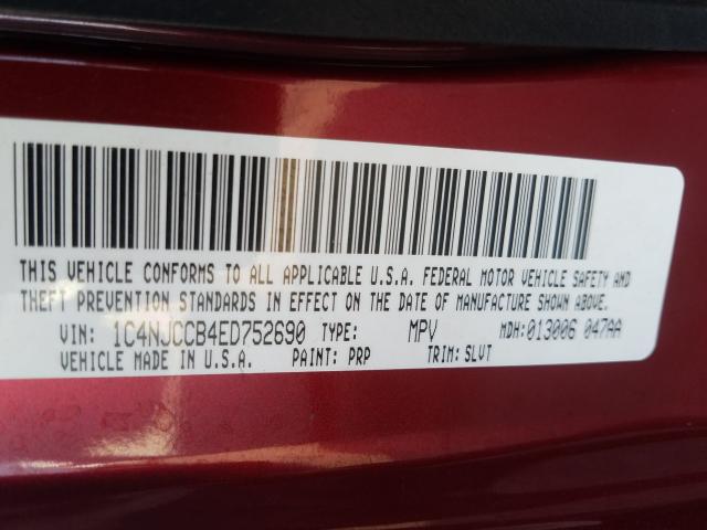 2014 JEEP COMPASS LI 1C4NJCCB4ED752690