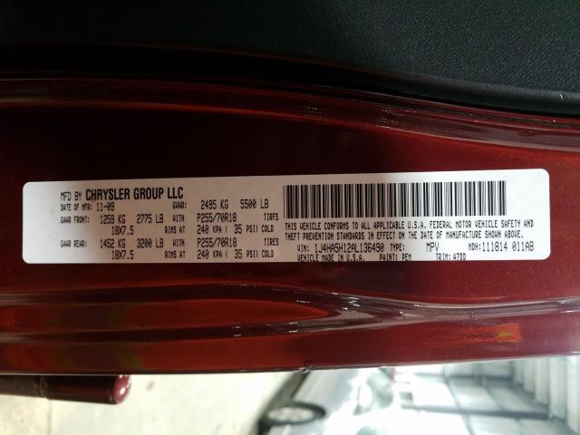 2010 JEEP WRANGLER U 1J4HA5H12AL136490