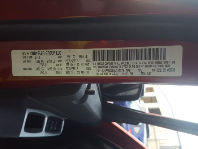 2010 JEEP LIBERTY LI 1J4PP5GK5AW144179