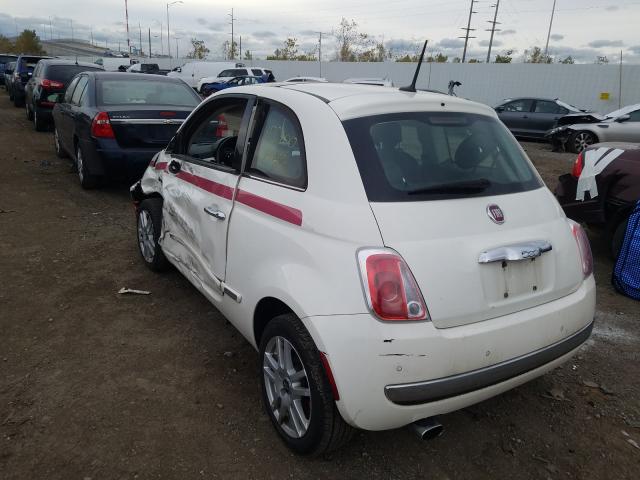 2012 FIAT 500 LOUNGE 3C3CFFCR3CT195077