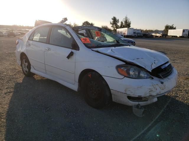 TOYOTA COROLLA CE 2006 white sedan 4d gas 2T1BR32E96C636441 photo #1