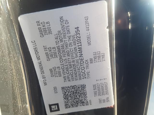 2021 CHEVROLET COLORADO Z 1GCGTDEN4M1102354