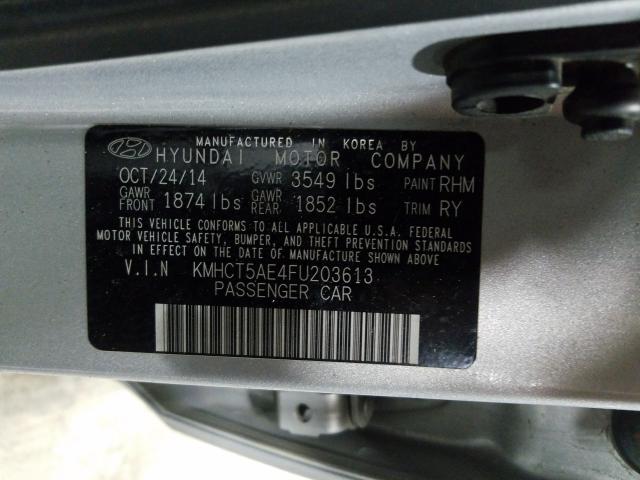 2015 HYUNDAI ACCENT GS KMHCT5AE4FU203613