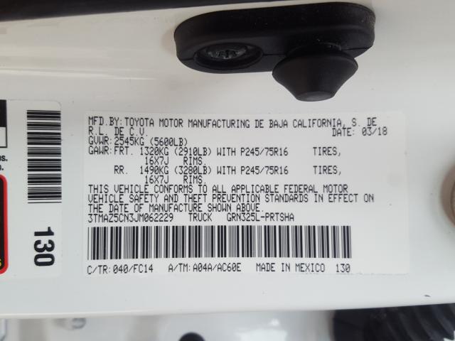 2018 TOYOTA TACOMA DOU 3TMAZ5CN3JM062229