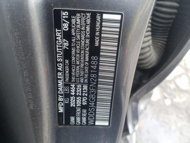 2015 MERCEDES-BENZ CLA 250 4M WDDSJ4GB3FN281488