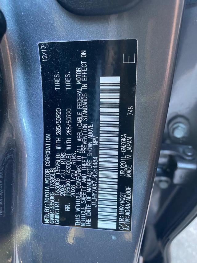 2018 LEXUS LX 570 JTJHY7AX7J4264484