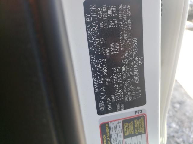 2019 KIA SOUL KNDJN2A29K7629610