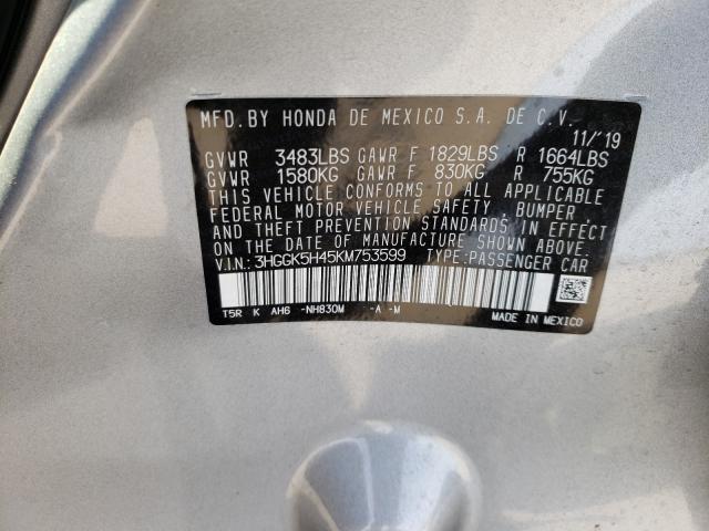 2019 HONDA FIT LX 3HGGK5H45KM753599