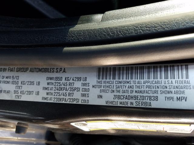 2014 FIAT 500L TREKK ZFBCFADH9EZ017838