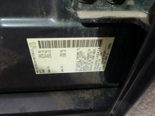 2010 NISSAN ALTIMA BAS 1N4AL2APXAC148424