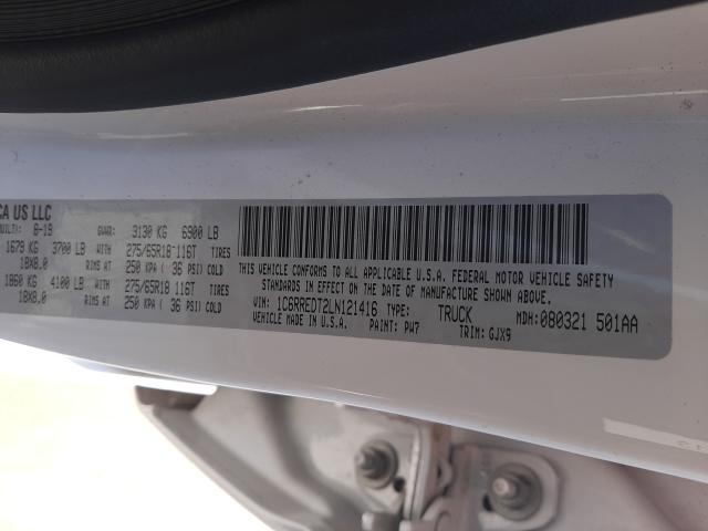 2020 RAM 1500 LARAM 1C6RREDT2LN121416