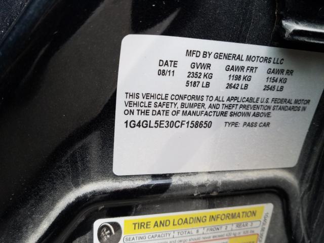 2012 BUICK LACROSSE 1G4GL5E30CF158650